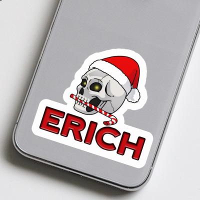 Sticker Erich Weihnachtstotenkopf Notebook Image