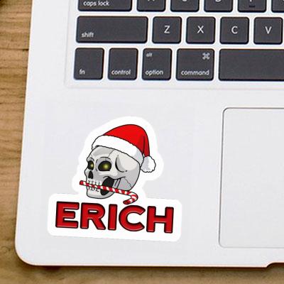 Sticker Erich Weihnachtstotenkopf Laptop Image