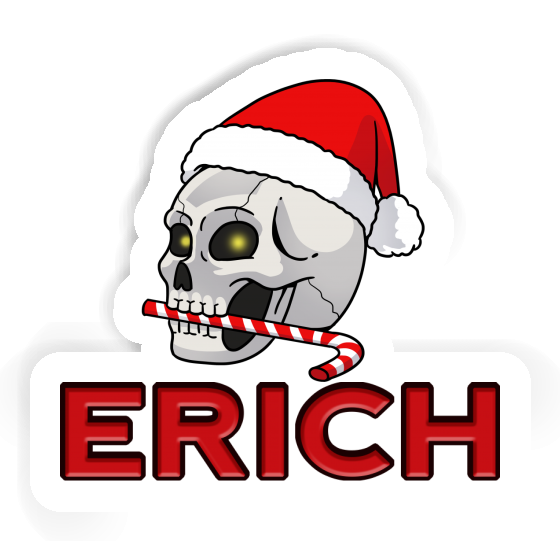Autocollant Crâne de Noël Erich Gift package Image