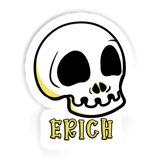 Sticker Skull Erich Notebook Image