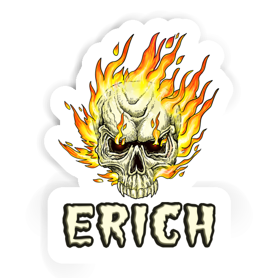 Sticker Erich Skull Notebook Image