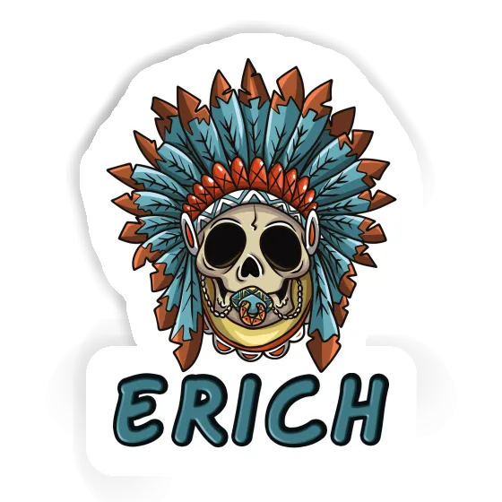 Erich Sticker Baby-Skull Notebook Image