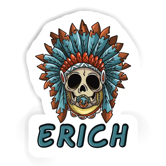 Erich Sticker Baby-Skull Image