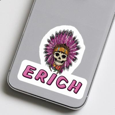 Ladys Skull Sticker Erich Image