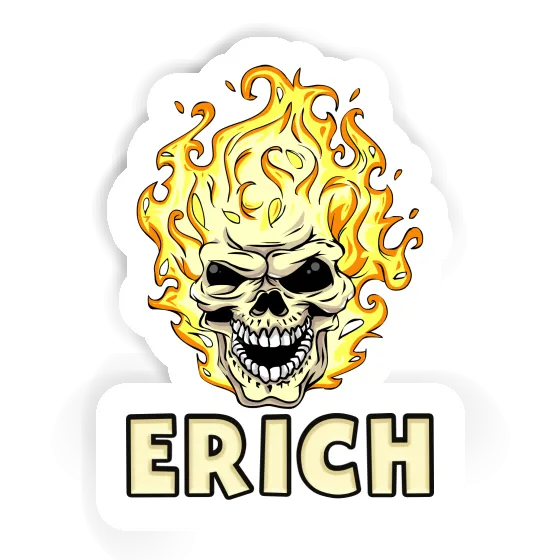 Skull Sticker Erich Laptop Image