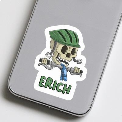 Sticker Bicycle Rider Erich Notebook Image