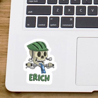 Sticker Bicycle Rider Erich Laptop Image