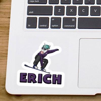 Autocollant Snowboardeuse Erich Image