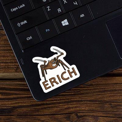 Erich Sticker Fighting Spider Notebook Image