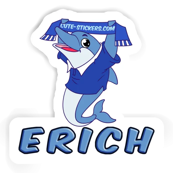 Sticker Erich Dolphin Laptop Image