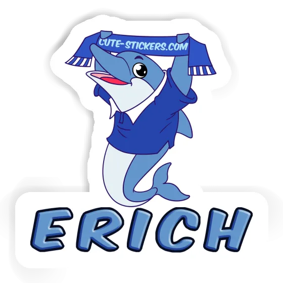 Sticker Delfin Erich Notebook Image