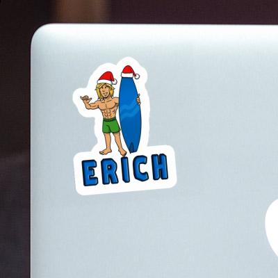 Weihnachtssurfer Sticker Erich Gift package Image