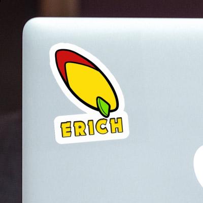 Erich Sticker Surfboard Laptop Image