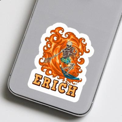 Sticker Surfer Erich Laptop Image