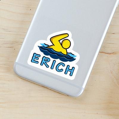 Sticker Erich Swimmer Laptop Image