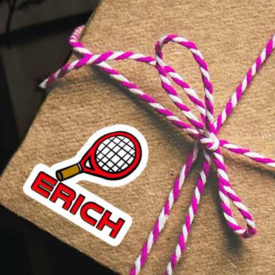 Tennisschläger Aufkleber Erich Notebook Image