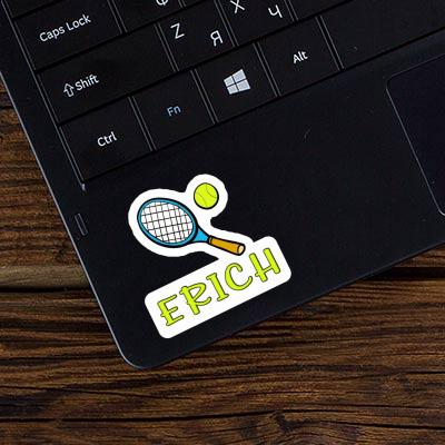 Erich Sticker Tennis Racket Notebook Image