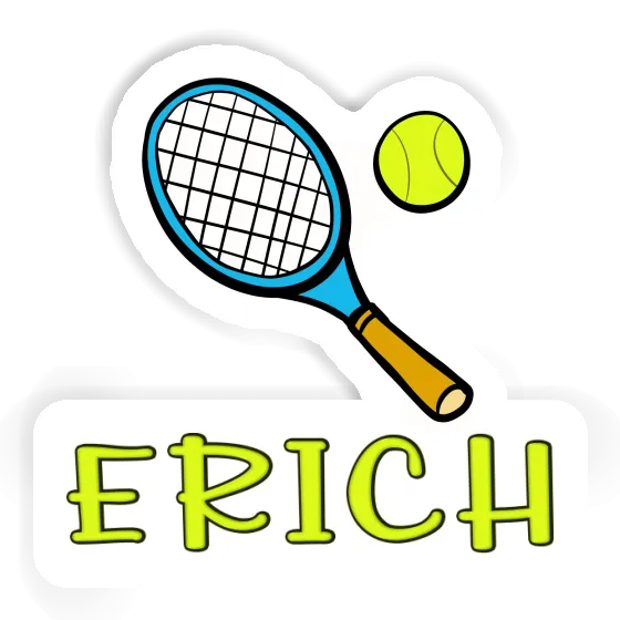Raquette de tennis Autocollant Erich Image