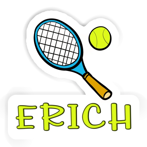 Erich Aufkleber Tennis Racket Image