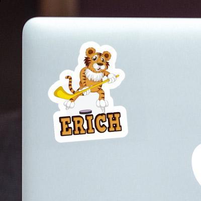 Sticker Erich Hockey Player Laptop Image