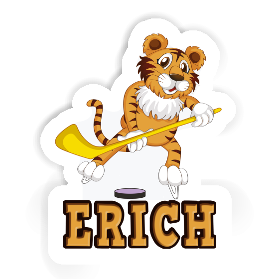 Sticker Erich Hockey Player Notebook Image
