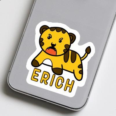 Aufkleber Erich Tiger Laptop Image