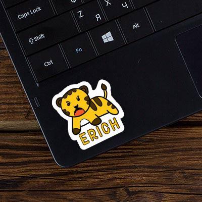 Aufkleber Erich Tiger Laptop Image