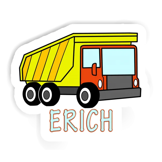 Sticker Muldenkipper Erich Gift package Image