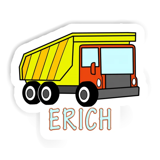 Sticker Muldenkipper Erich Image