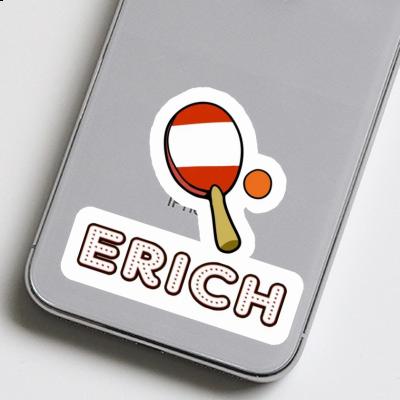 Sticker Table Tennis Racket Erich Laptop Image