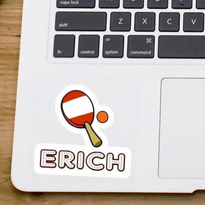 Sticker Table Tennis Racket Erich Image