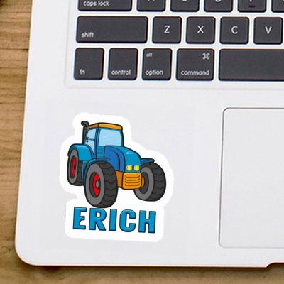 Sticker Erich Tractor Notebook Image