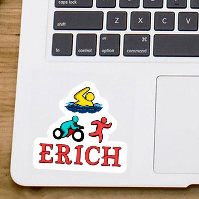 Aufkleber Triathlet Erich Laptop Image