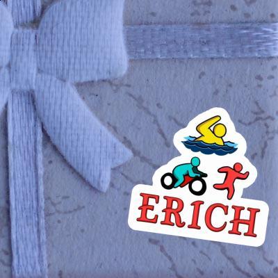 Erich Sticker Triathlete Notebook Image