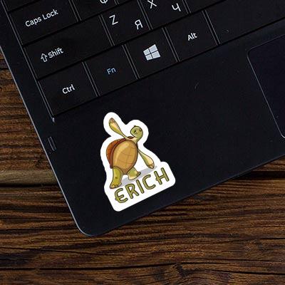 Sticker Erich Yoga Turtle Laptop Image