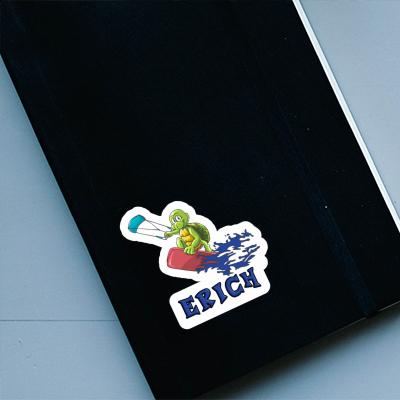 Erich Sticker Kitesurfer Laptop Image