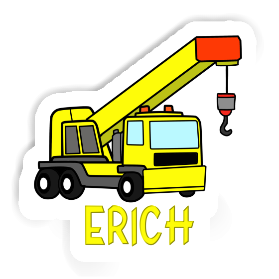 Vehicle Crane Sticker Erich Laptop Image