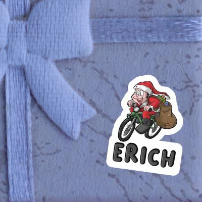 Erich Autocollant Cycliste Notebook Image