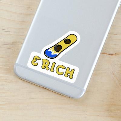 Erich Sticker Wakeboard Notebook Image