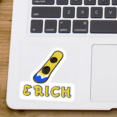Erich Sticker Wakeboard Notebook Image