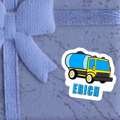 Erich Sticker Water Truck Image
