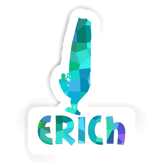 Sticker Erich Windsurfer Laptop Image