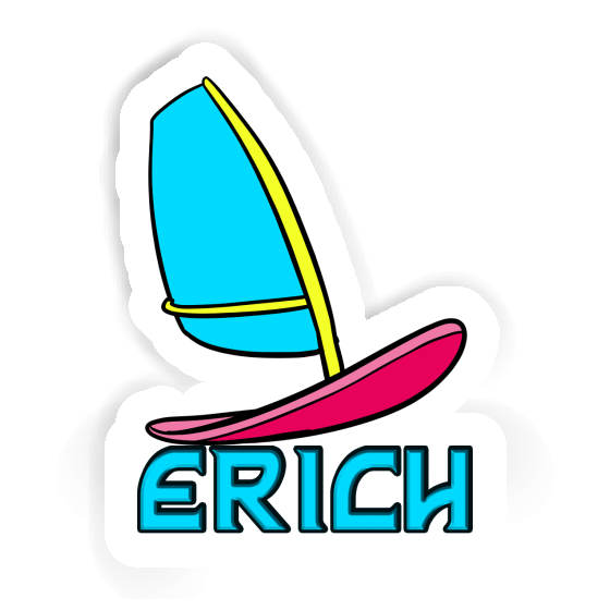 Sticker Windsurfbrett Erich Notebook Image