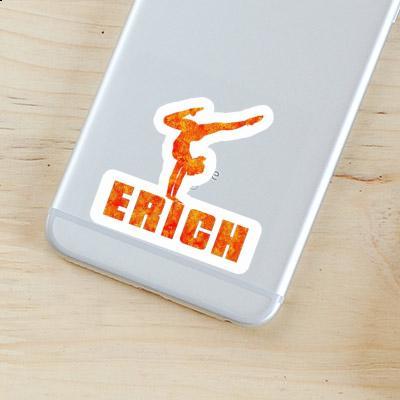 Erich Sticker Yoga Woman Image