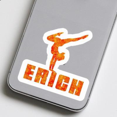 Erich Sticker Yoga Woman Image