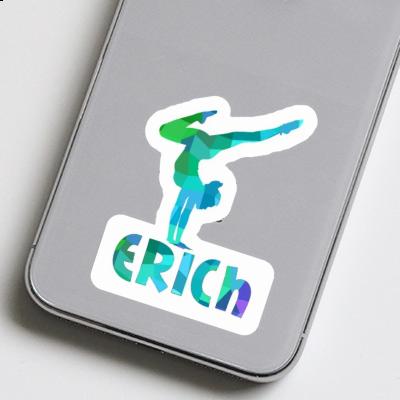 Yoga-Frau Sticker Erich Laptop Image