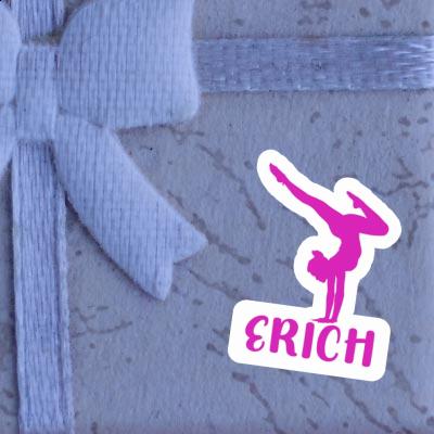 Sticker Yoga Woman Erich Notebook Image