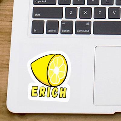 Sticker Zitrone Erich Notebook Image
