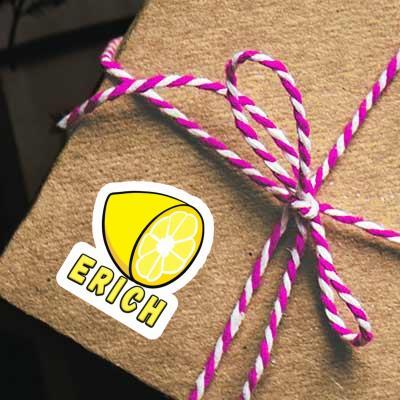 Citron Autocollant Erich Notebook Image