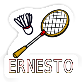 Ernesto Autocollant Raquette de badminton Image